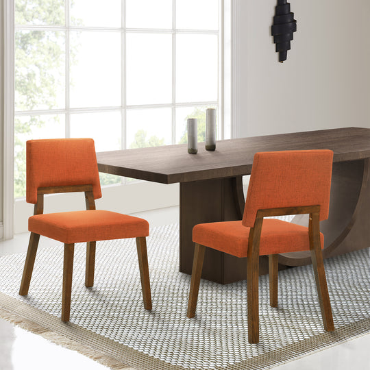 Channell Upholstered Wood Dining Chair - Set of 2
