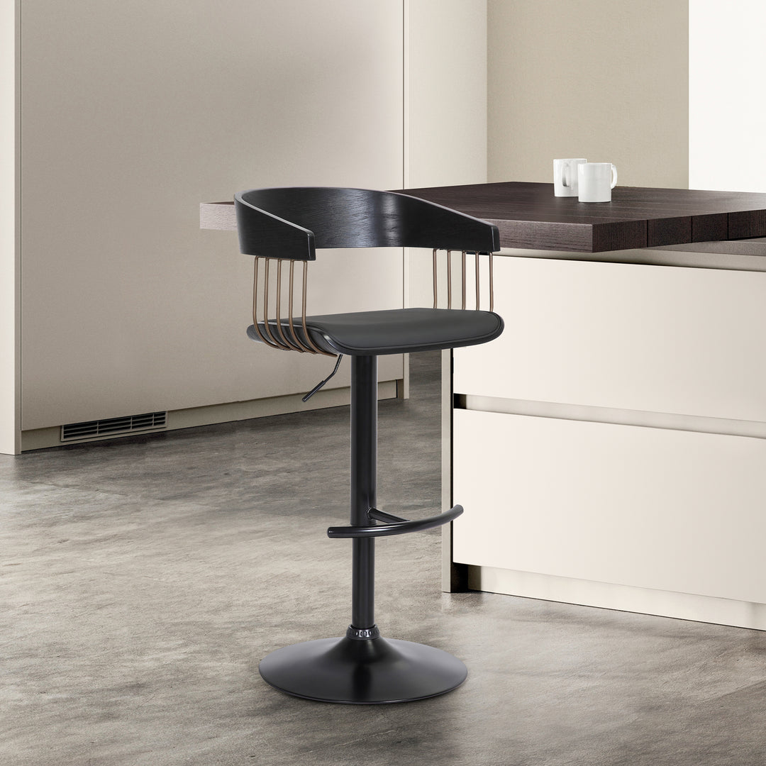 Larisa Upholstered Adjustable Barstool