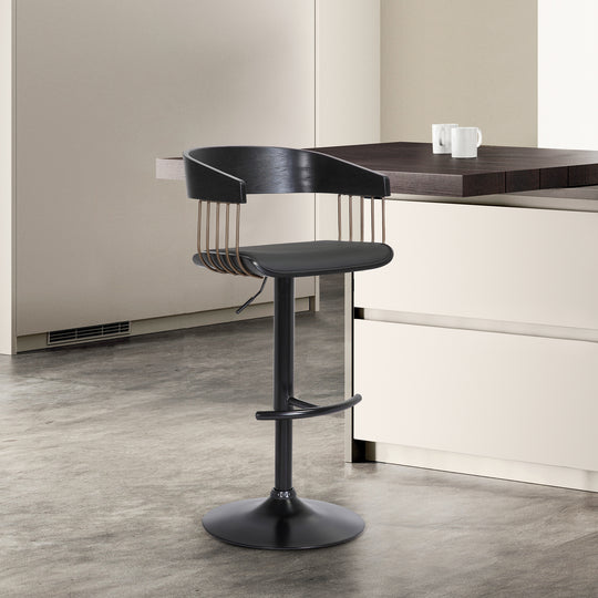 Larisa Upholstered Adjustable Barstool