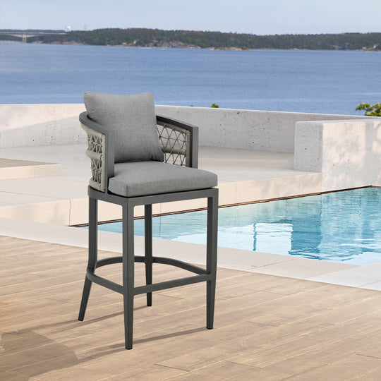 Zella Outdoor Bar Stool
