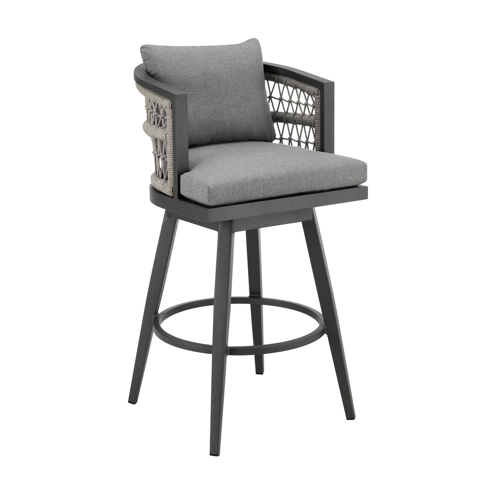 Zella Swivel Outdoor Bar Stool