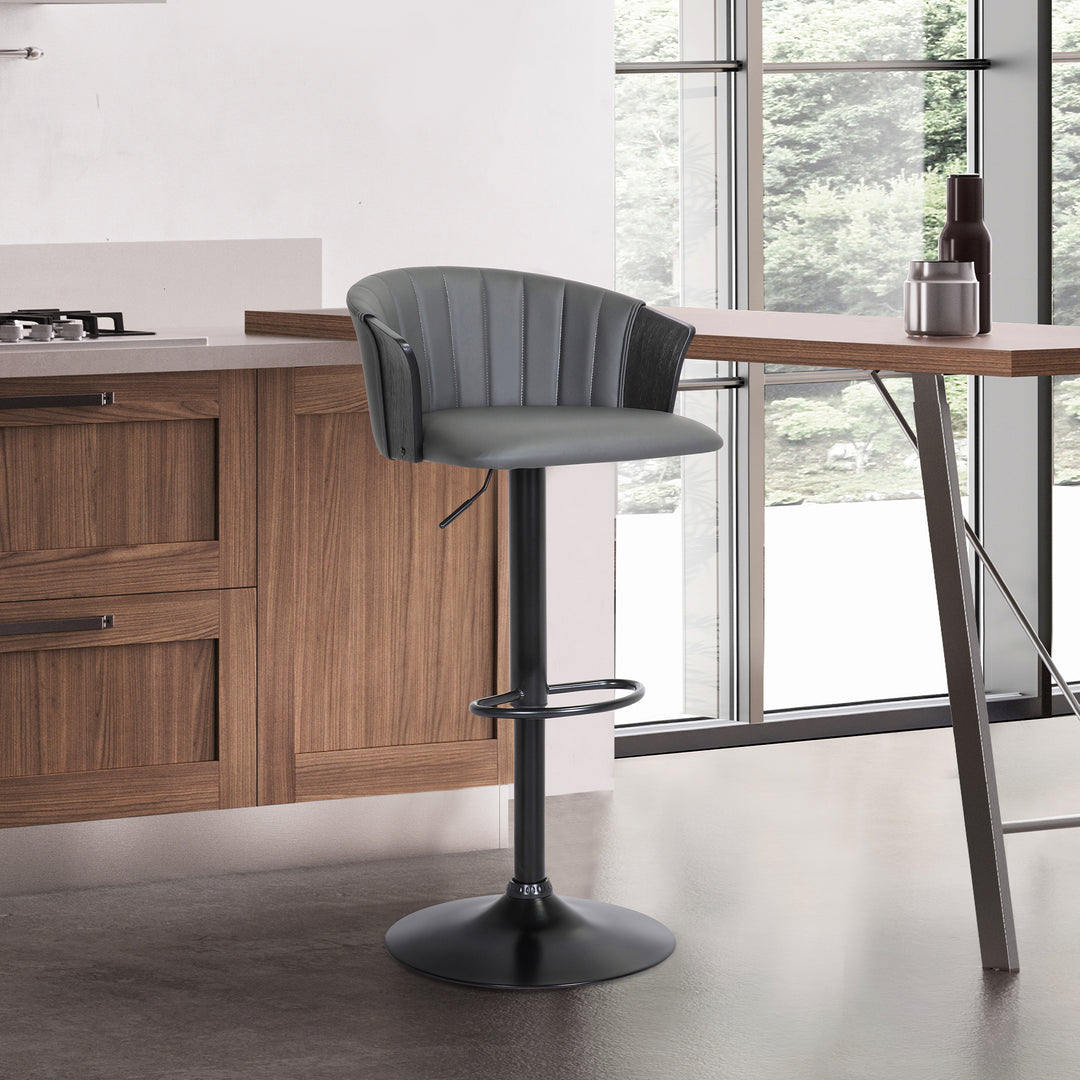 Lydia Upholstered Adjustable Barstool