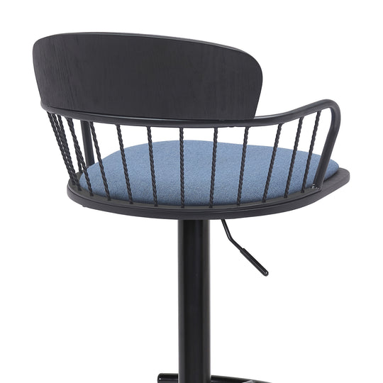 Nash Upholstered Adjustable Barstool