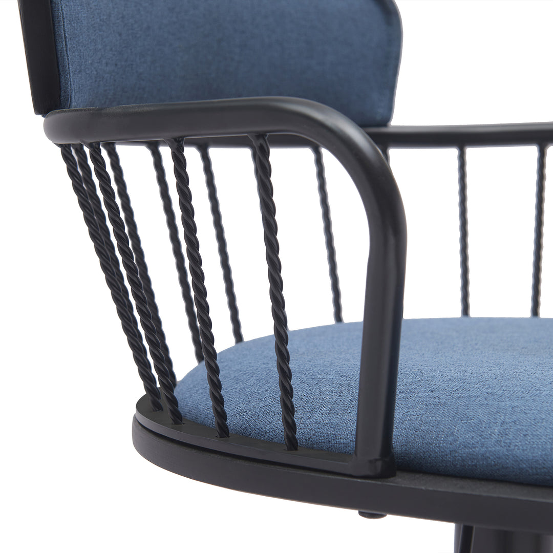 Nash Upholstered Adjustable Barstool