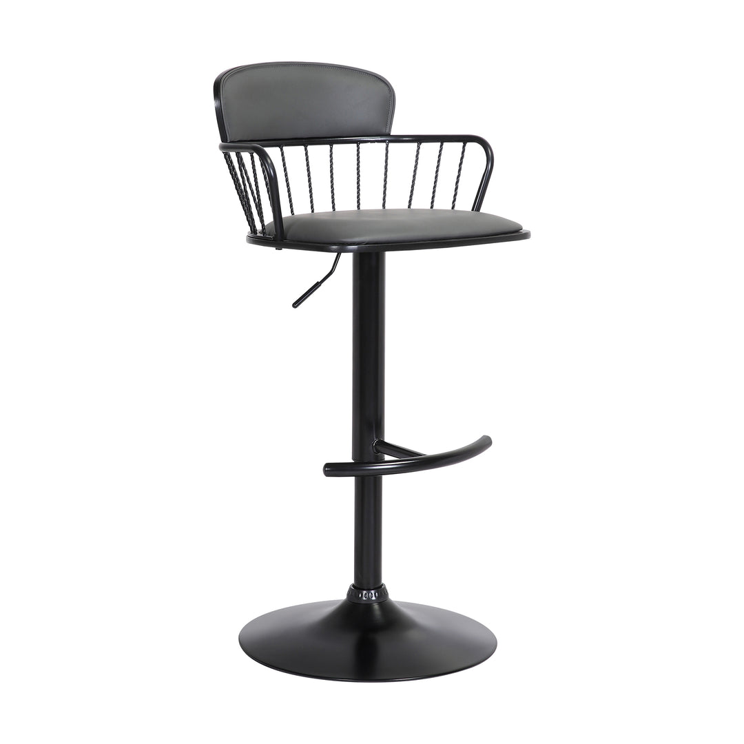 Nash Upholstered Adjustable Barstool