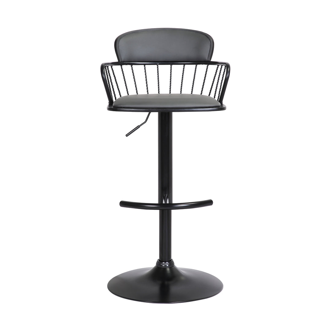 Nash Upholstered Adjustable Barstool