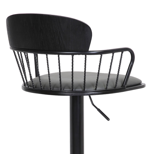 Nash Upholstered Adjustable Barstool