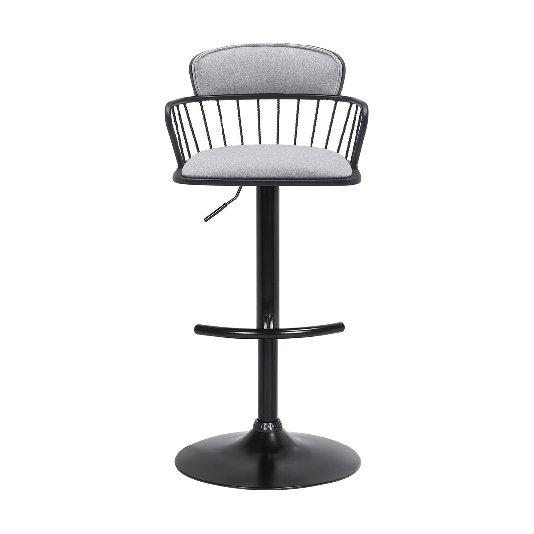 Nash Upholstered Adjustable Barstool