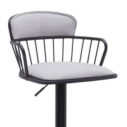 Nash Upholstered Adjustable Barstool