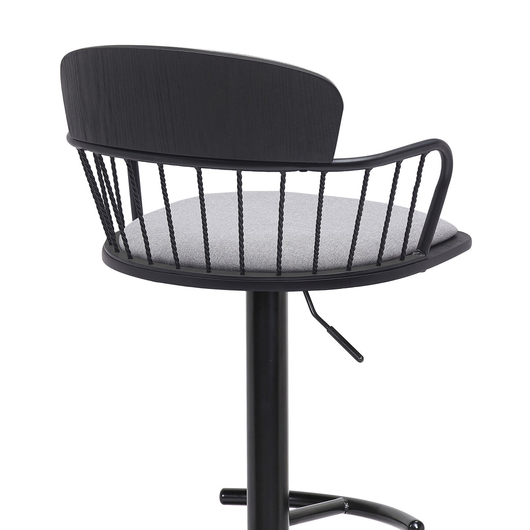 Nash Upholstered Adjustable Barstool