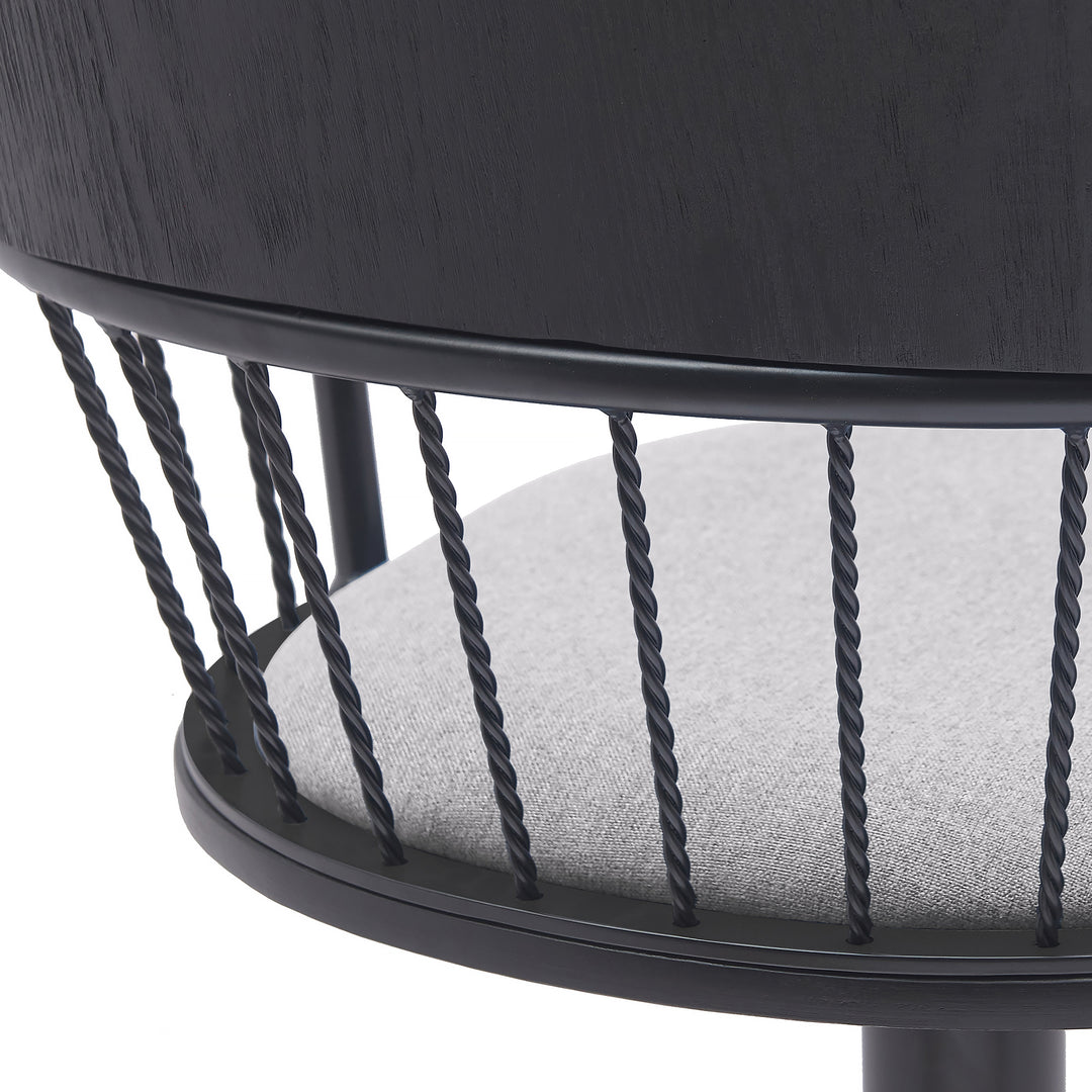 Nash Upholstered Adjustable Barstool