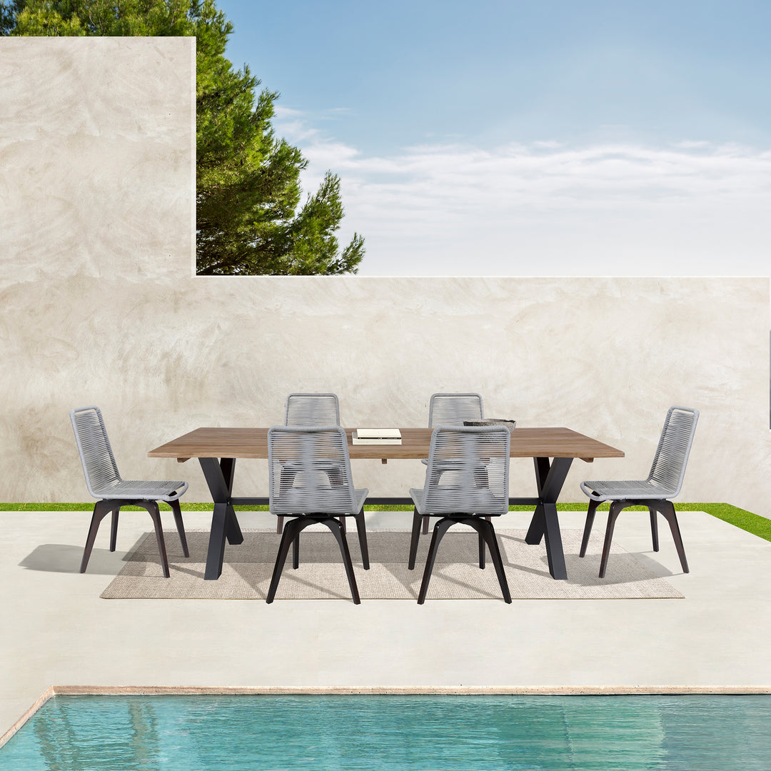 Glendora and Island 7-Piece Outdoor Dining Set
