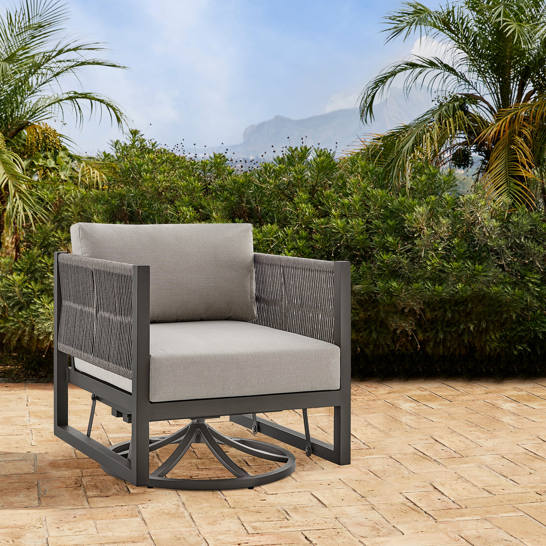 Mareike Outdoor Swivel Chair