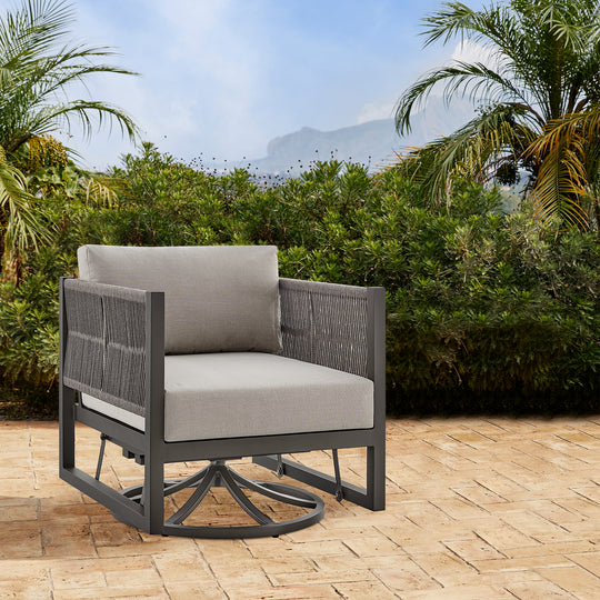 Mareike Outdoor Swivel Chair