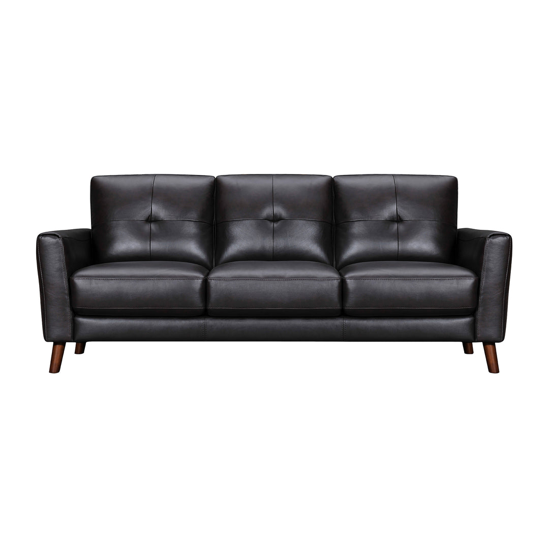Almafi 82 in. Leather Sofa