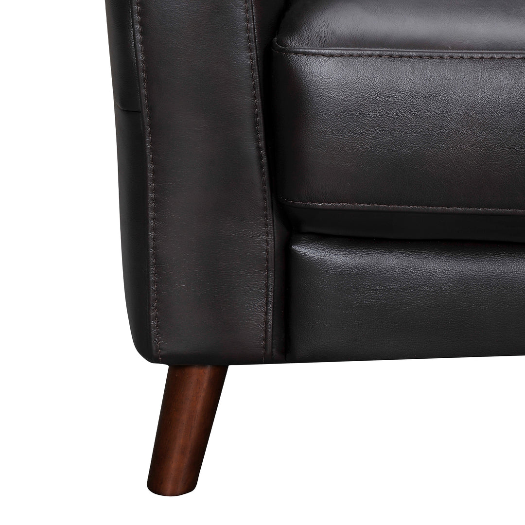 Almafi 82 in. Leather Sofa