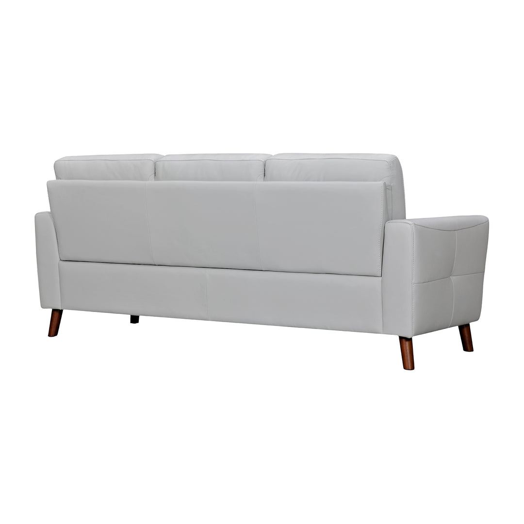Almafi 82 in. Leather Sofa