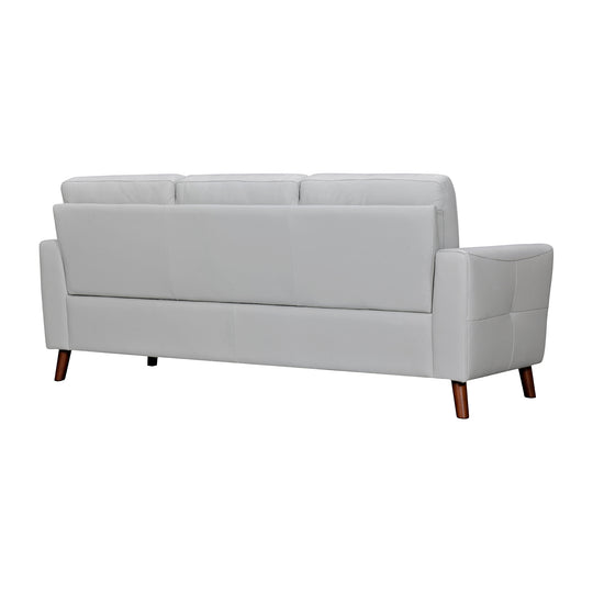 Almafi 82 in. Leather Sofa