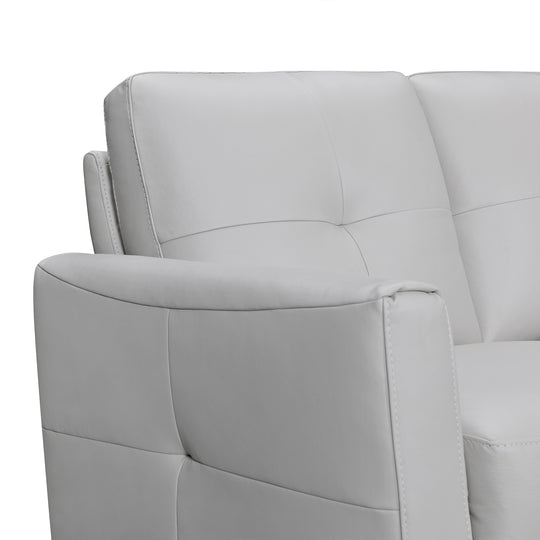 Almafi 82 in. Leather Sofa