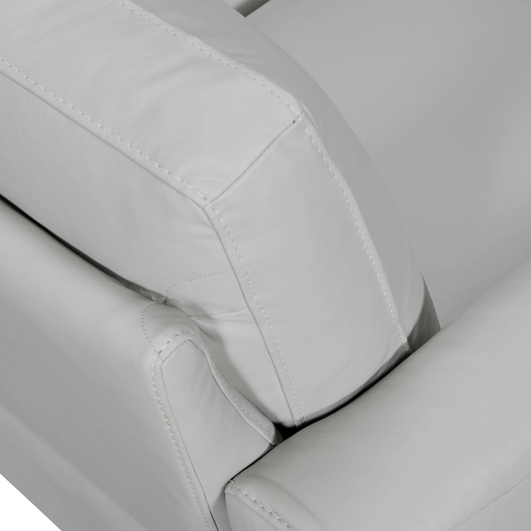 Almafi 82 in. Leather Sofa