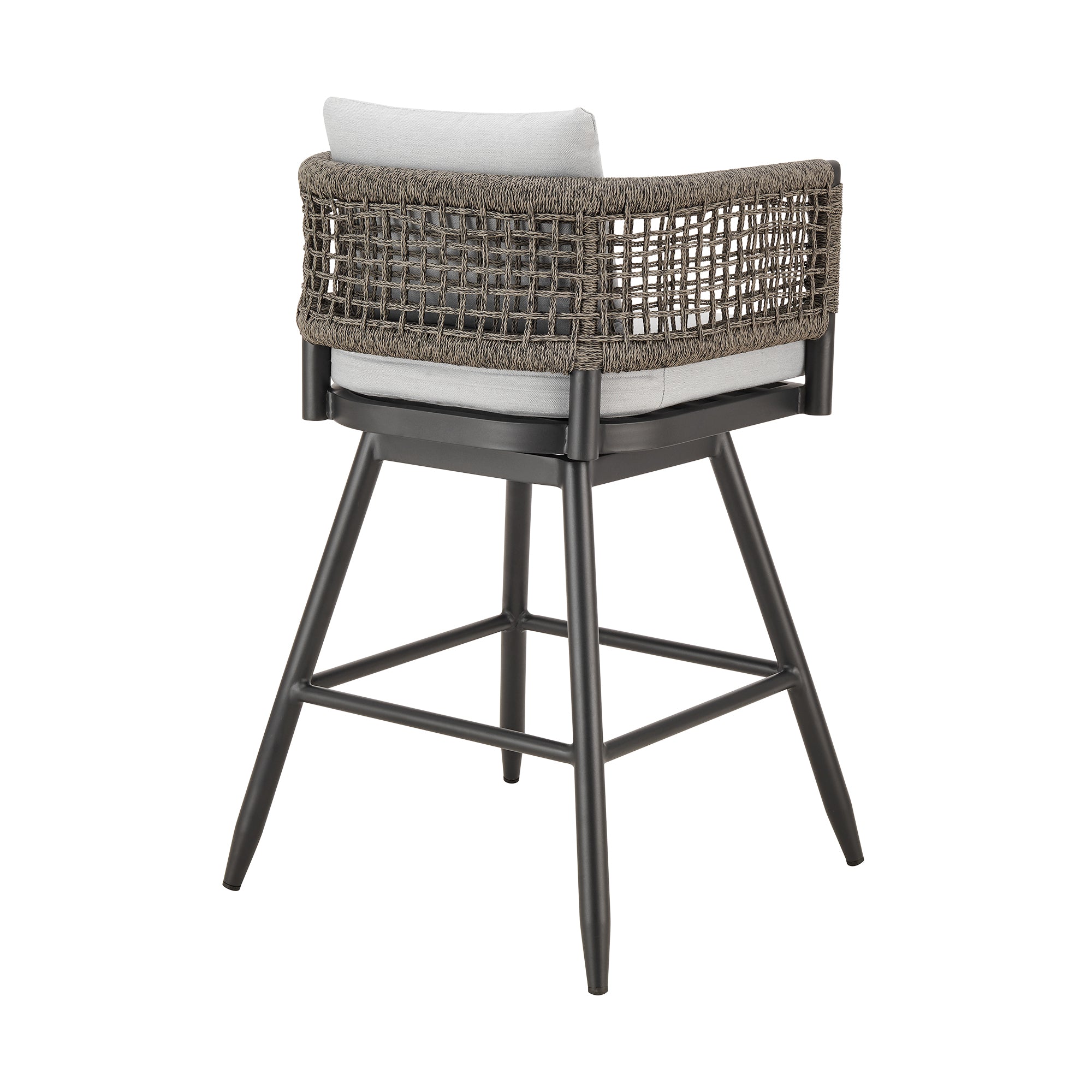 Alegria Swivel Outdoor Bar Stool Armen Living