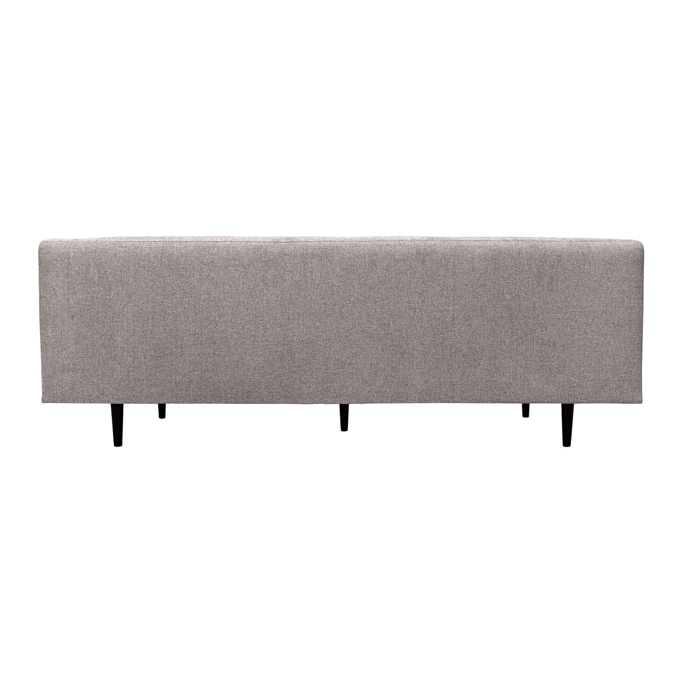 Annabelle 80" Fabric Sofa with Black Wood Legs