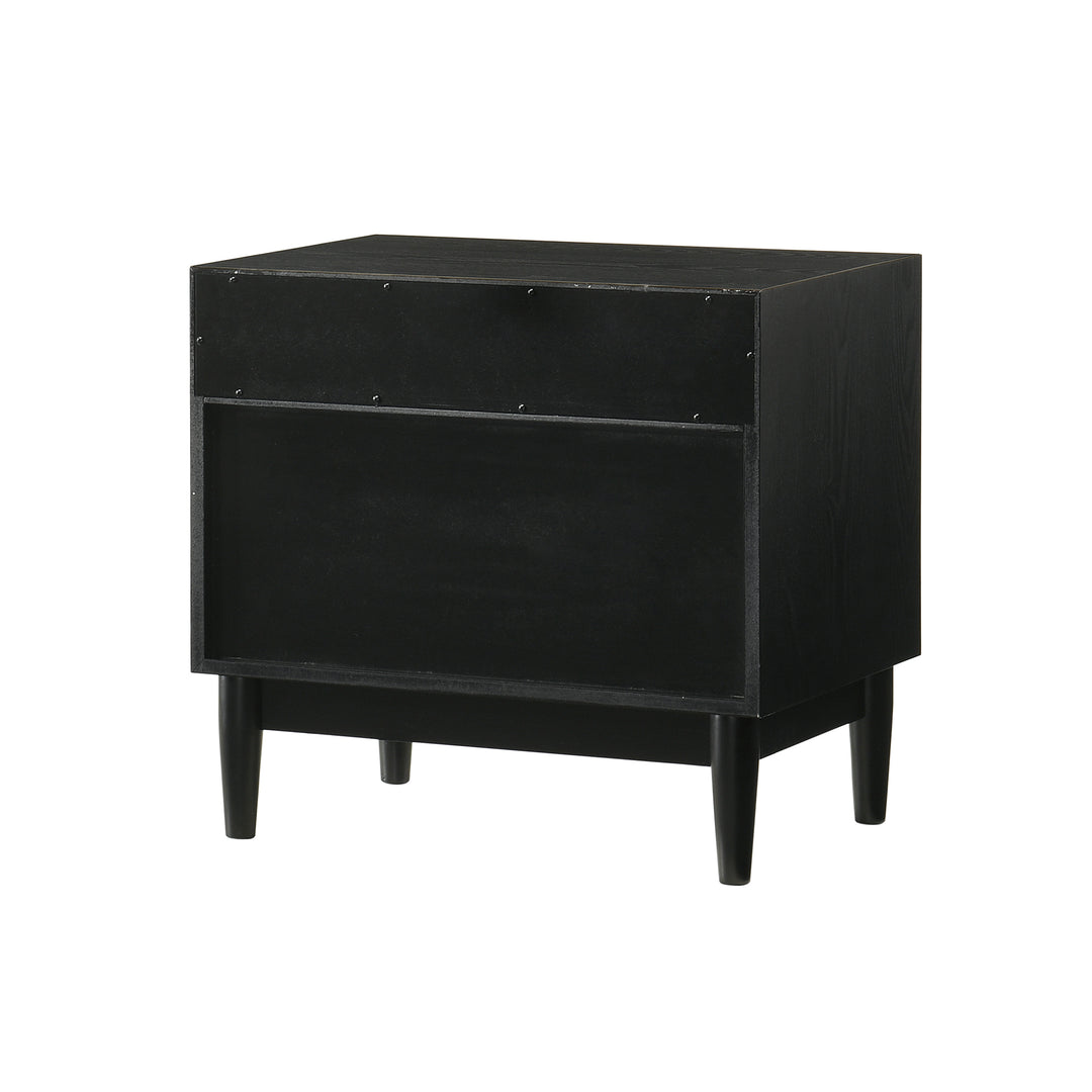 Artemio 2 Drawer Wood Nightstand with Shelf