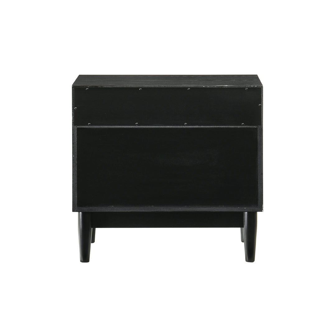 Artemio 2 Drawer Wood Nightstand with Shelf