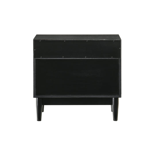 Artemio 2 Drawer Wood Nightstand with Shelf