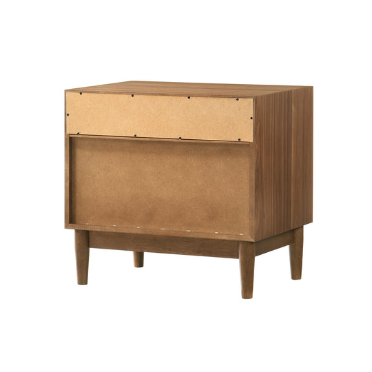 Artemio 2 Drawer Wood Nightstand with Shelf