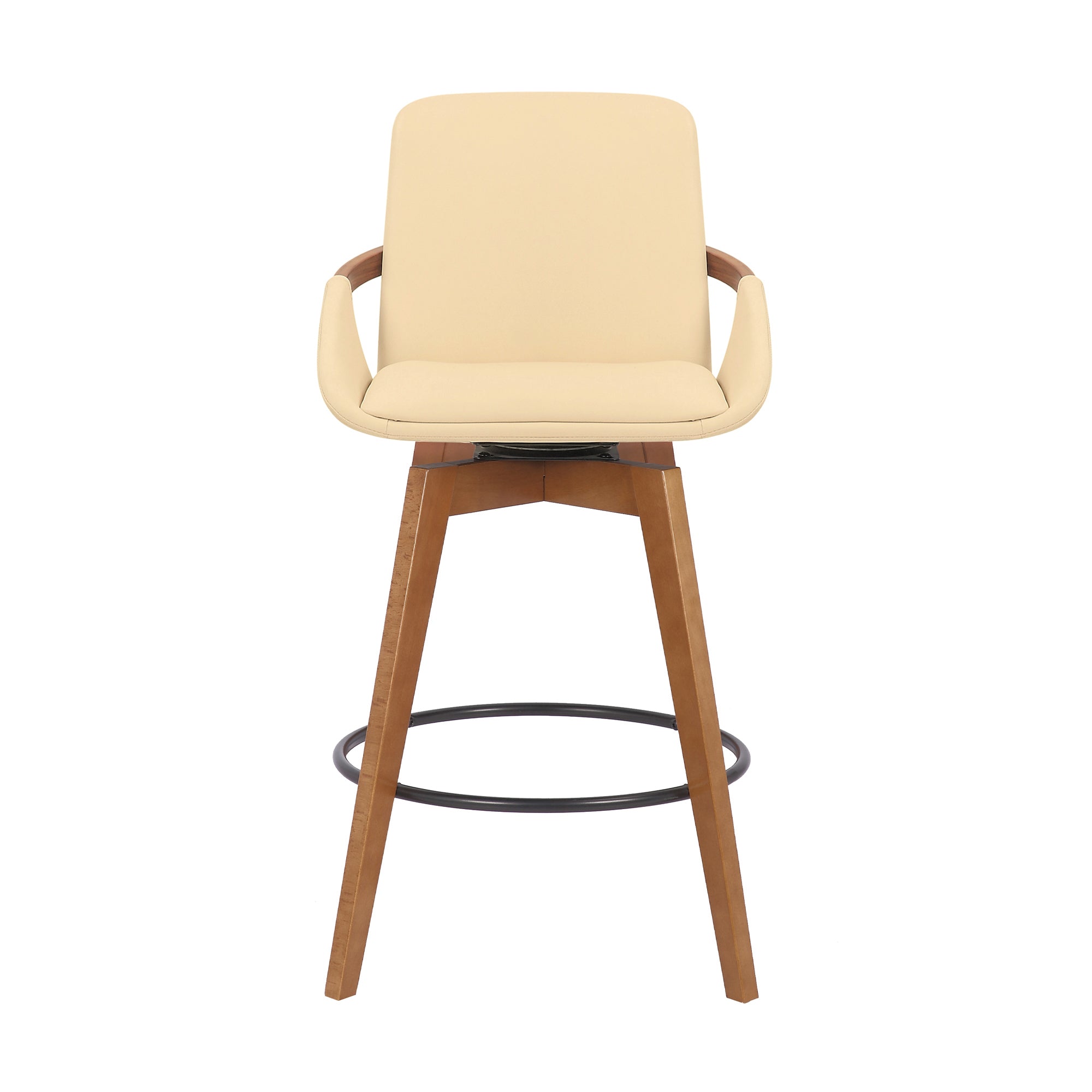 Armen Living Baylor Swivel Bar Stool - Thumbnail 3
