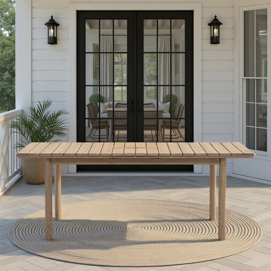 Balmor Outdoor Dining Table Extendable