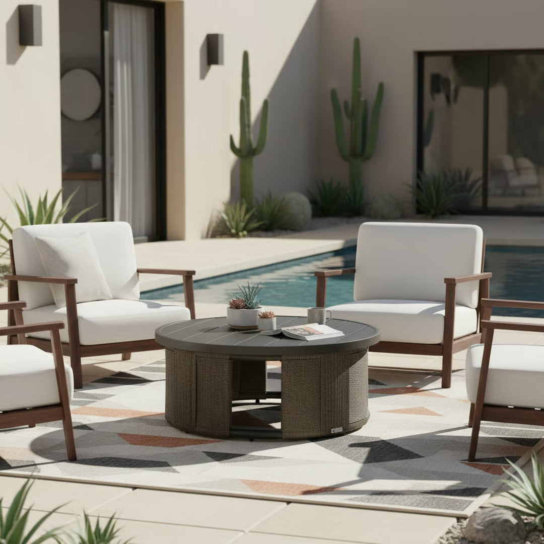 Brampton Outdoor Coffee Table Round