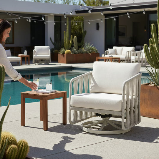Breeze Outdoor Swivel Lounge Chair