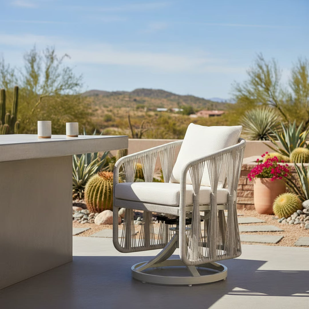 Breeze Outdoor Swivel Dining Chair