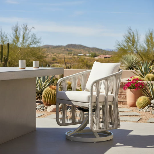 Breeze Outdoor Swivel Dining Chair