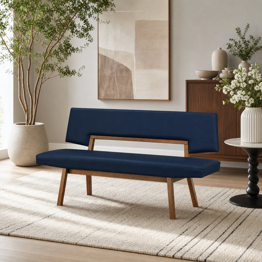 Channell Upholstered Wood Dining Bench