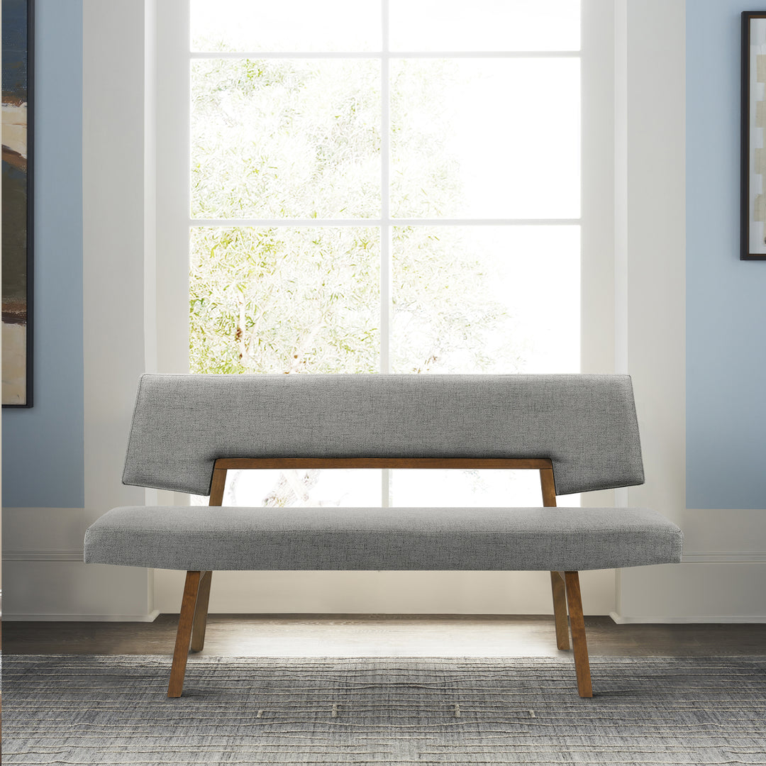 Channell Upholstered Wood Dining Bench