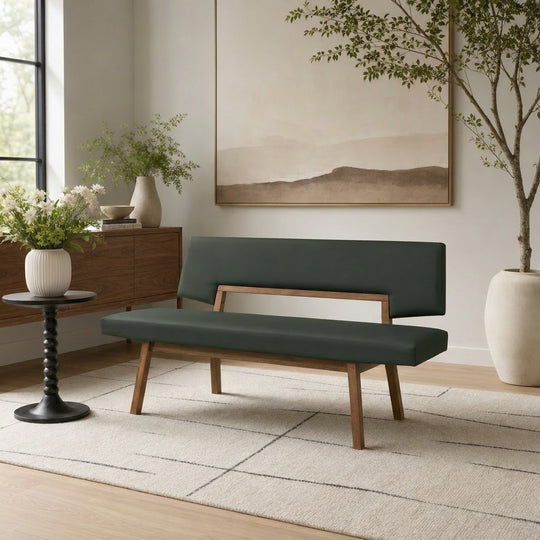 Channell Upholstered Wood Dining Bench