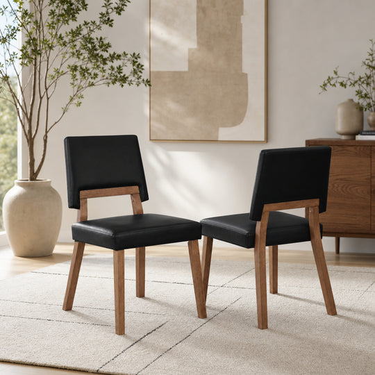 Channell Upholstered Wood Dining Chair - Set of 2