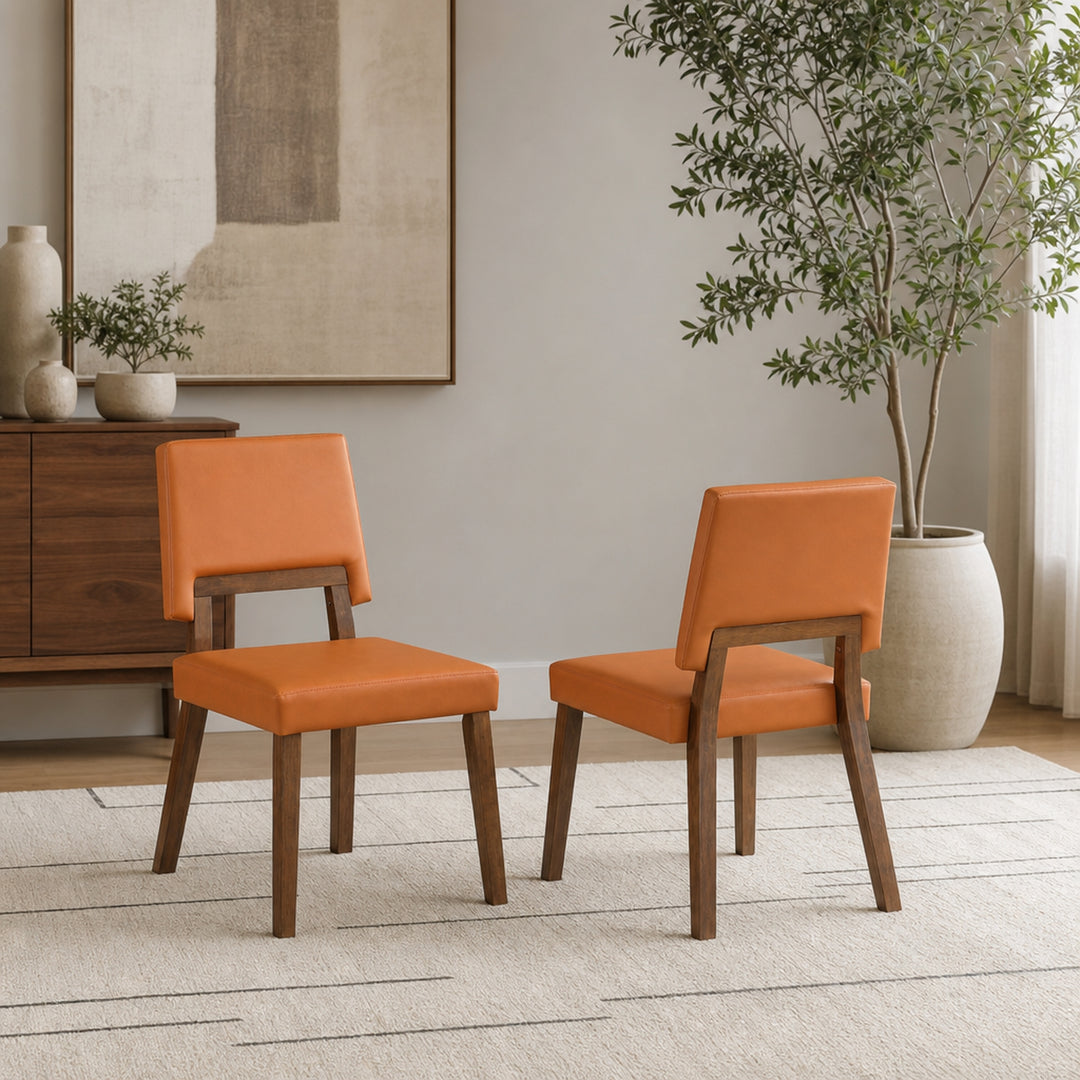 Channell Upholstered Wood Dining Chair - Set of 2