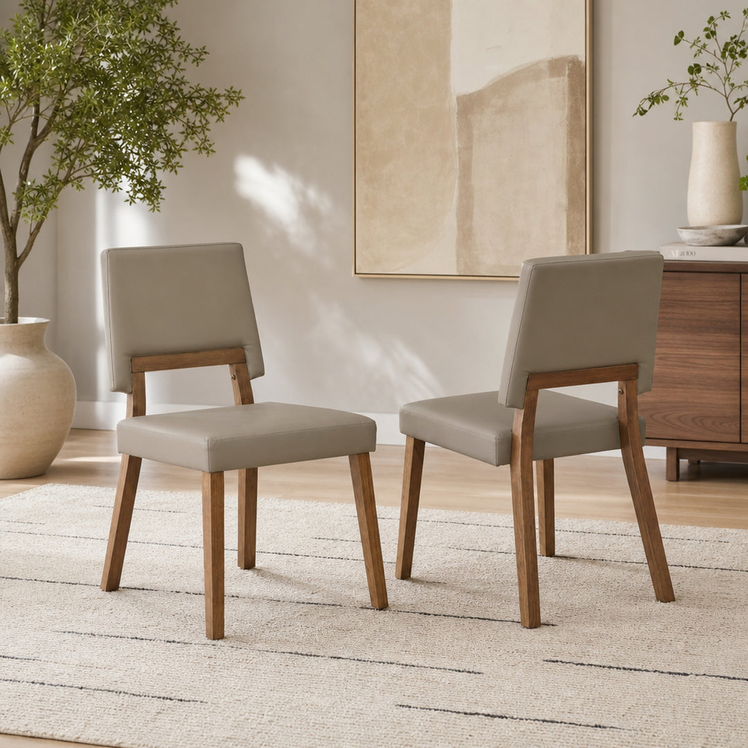 Channell Upholstered Wood Dining Chair - Set of 2