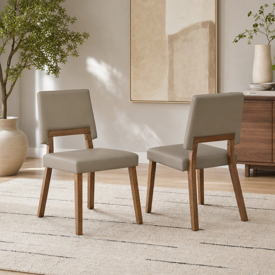 Channell Upholstered Wood Dining Chair - Set of 2