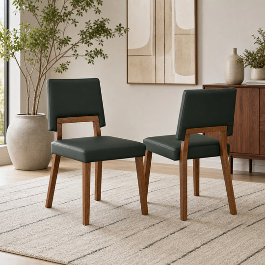 Channell Upholstered Wood Dining Chair - Set of 2