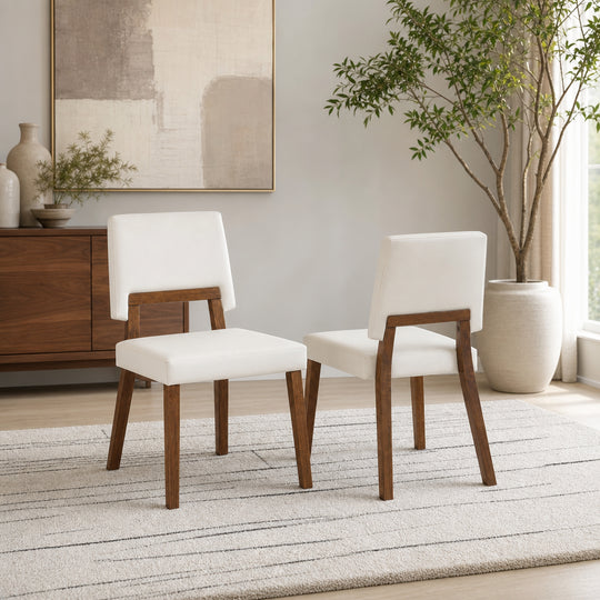 Channell Upholstered Wood Dining Chair - Set of 2