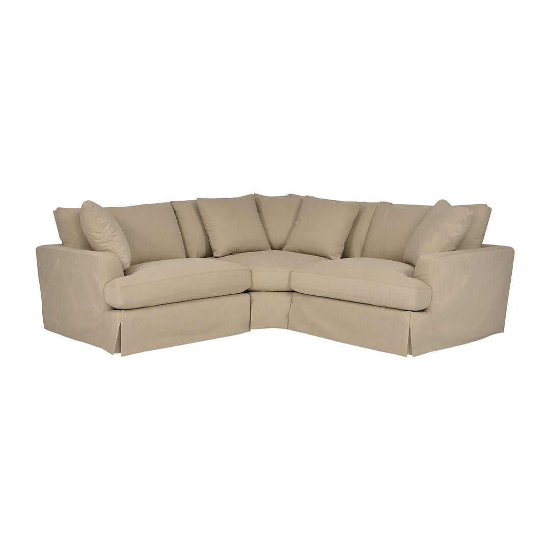 Ciara Upholstered 3 Piece Sectional Sofa