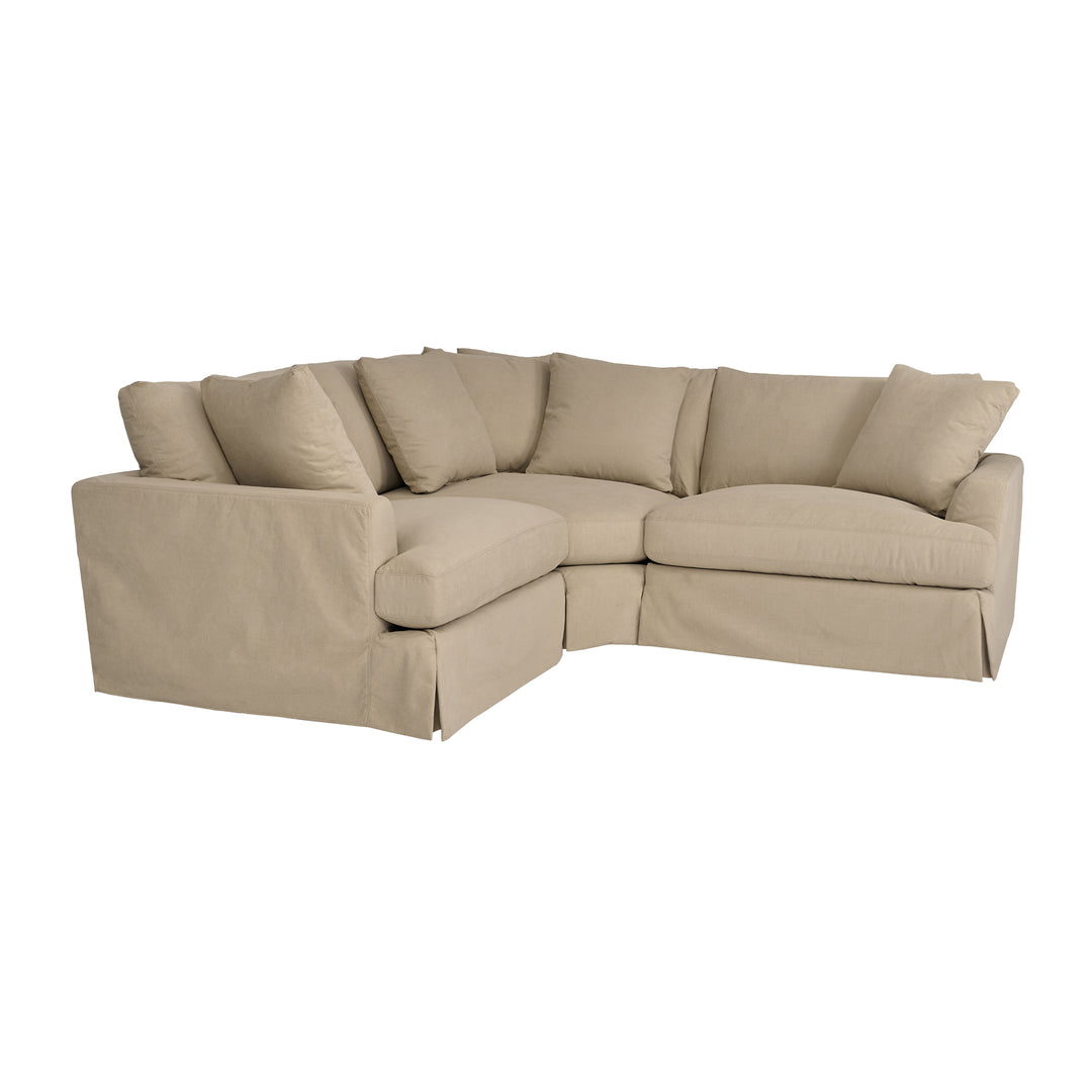 Ciara Upholstered 3 Piece Sectional Sofa