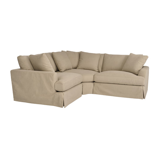 Ciara Upholstered 3 Piece Sectional Sofa