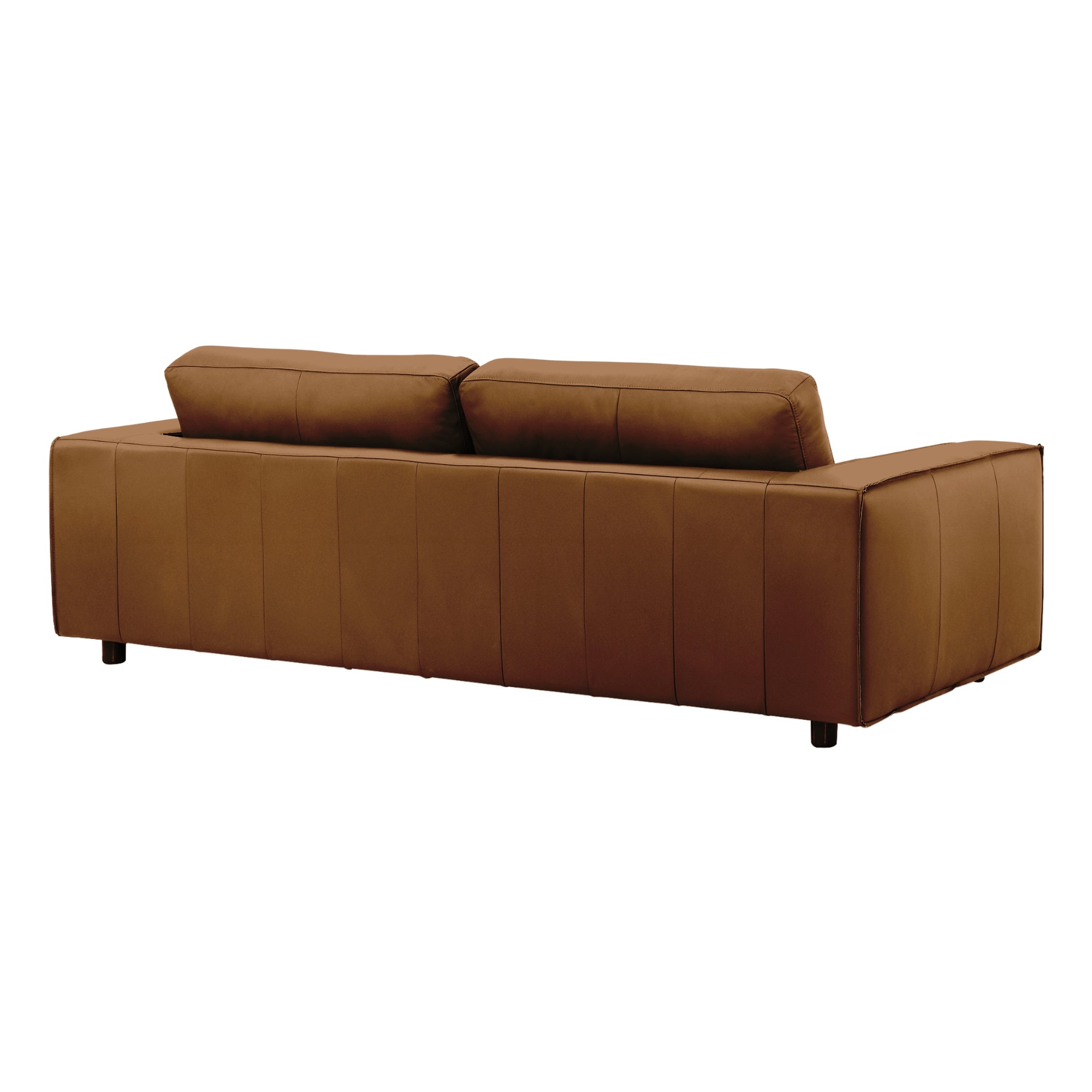 Clayton Leather Sofa With Track Arms - Thumbnail 3