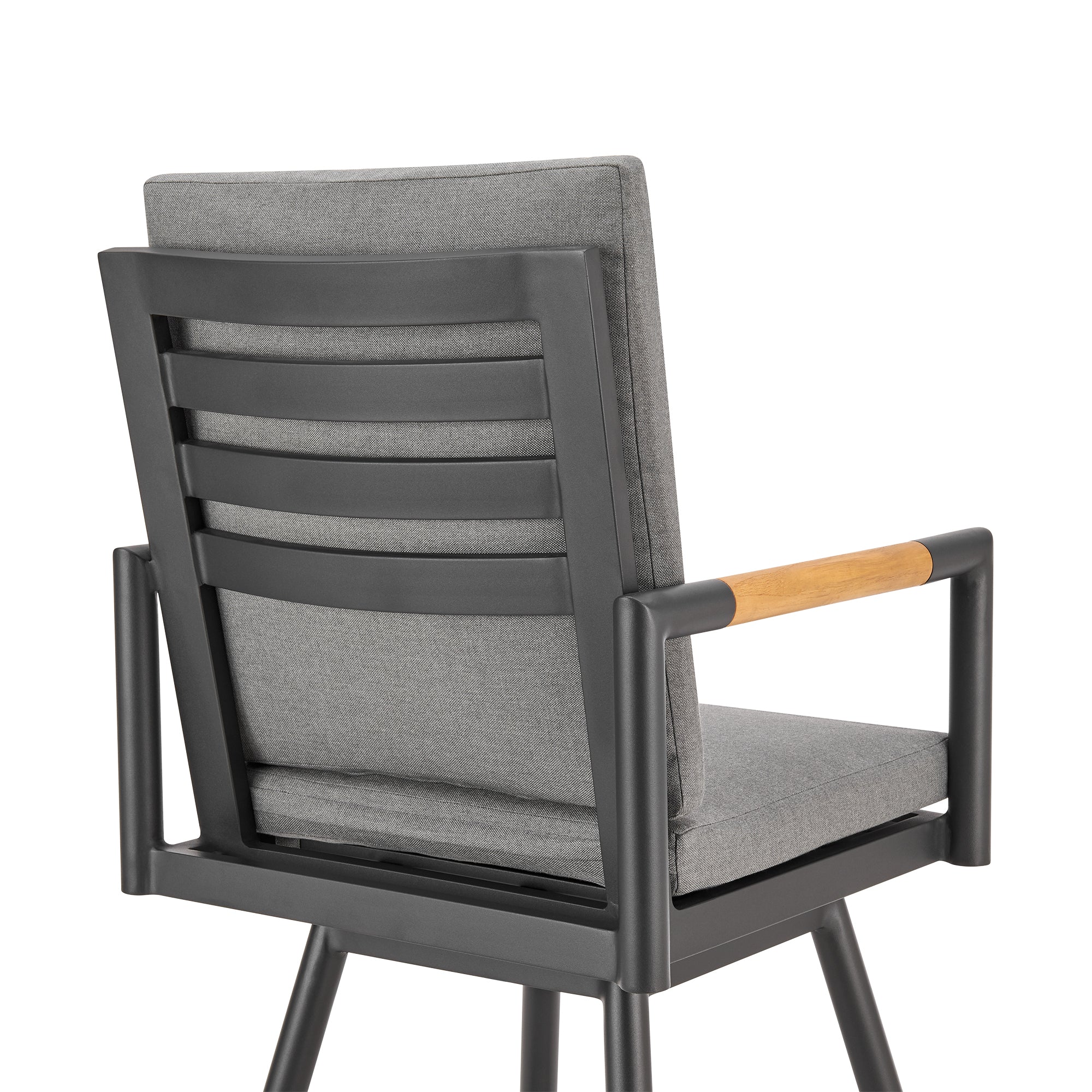 Crown Outdoor Swivel Bar Stool - Thumbnail 3